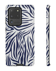 Midnight Blue Animal Print phone case Int.