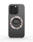 Need You More Phone Ring Holder featuring pastel floral design for a stylish artistic grip.