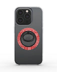 My Ugly Sweater Phone Ring Holder featuring glossy Christmasy design on magmetic phone ring ensuring stylish and artistic grip.