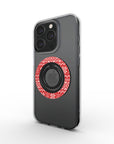 My Ugly Sweater Phone Ring Holder featuring glossy Christmasy design on magmetic phone ring ensuring stylish and artistic grip.