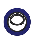 Midnight Blue Phone Ring Holder in glossy solid blue design . Artistically designed magnetic Phone Ring .