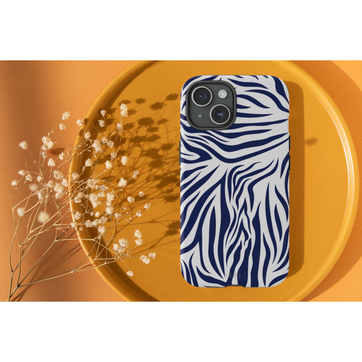 Midnight Blue Animal Print phone case Int.