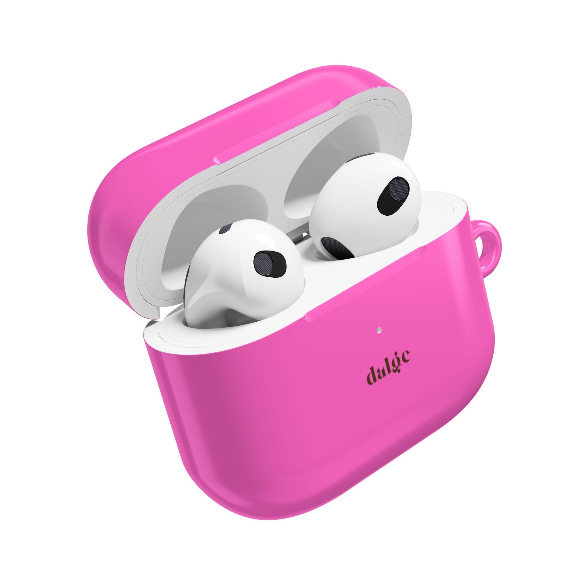 Pretty In Pink Earbuds Case | Glossy Hot Pink AirPods Case