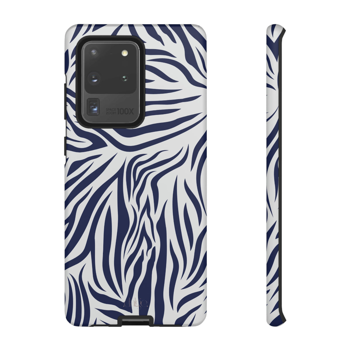 Midnight Blue Animal Print phone case Int.