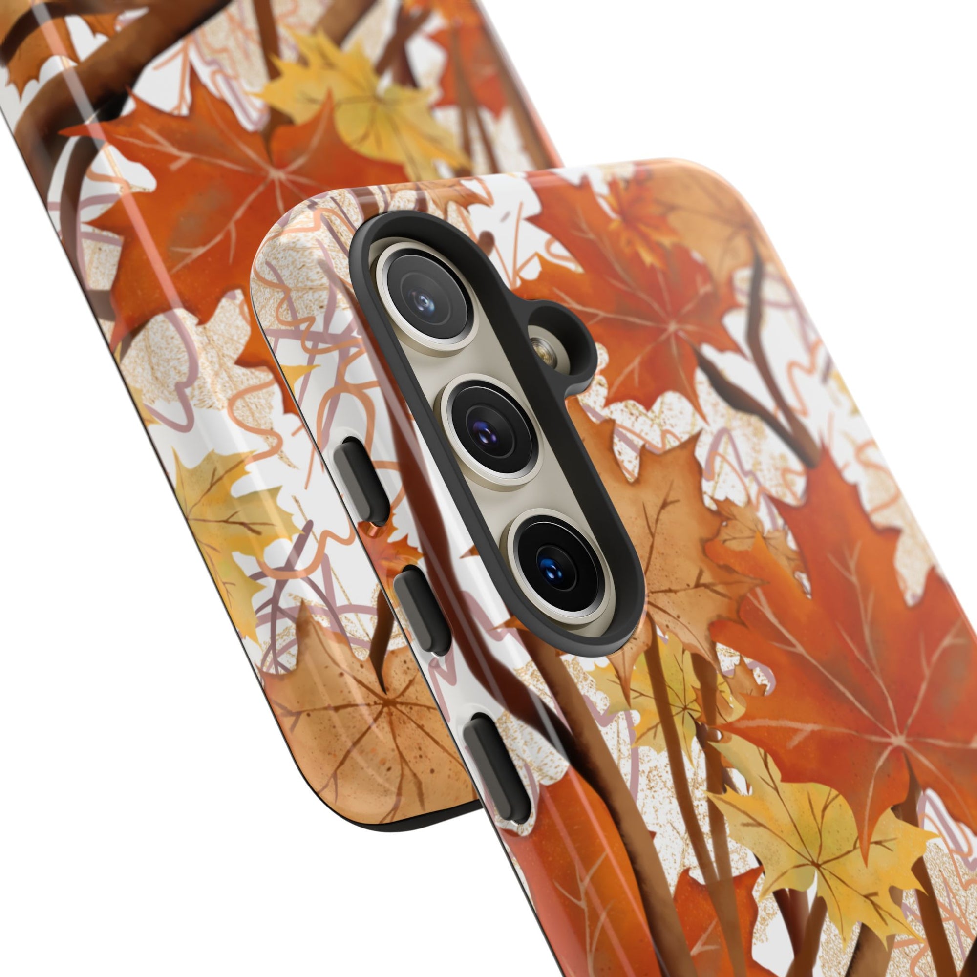 Falling Autumn Tough Case- a designed phone case/cover for iPhone, samsung galaxy and google pixel devices.Stylish & Durable Phone Protection