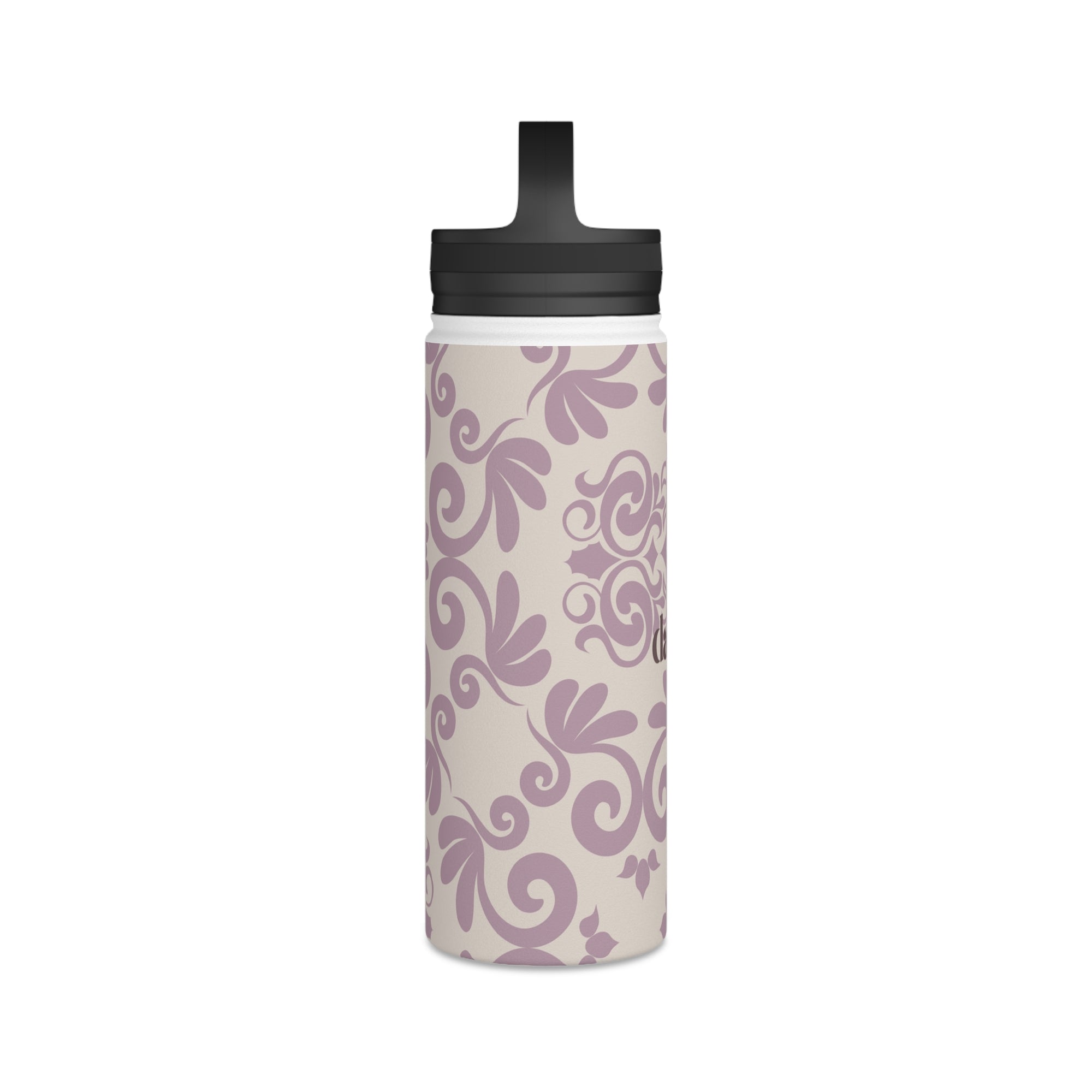 Gigi Stainless Steel Water Bottle With Handle Lid