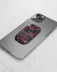 Dark Floral Phone grip  | Stylish Grip & Stand