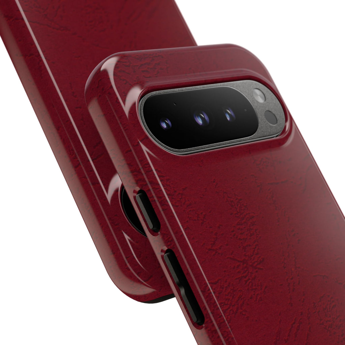 Long Walk Tough Phone Case - Stylish Red Armor for Ultimate Protection