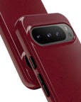 Long Walk Tough Phone Case - Stylish Red Armor for Ultimate Protection