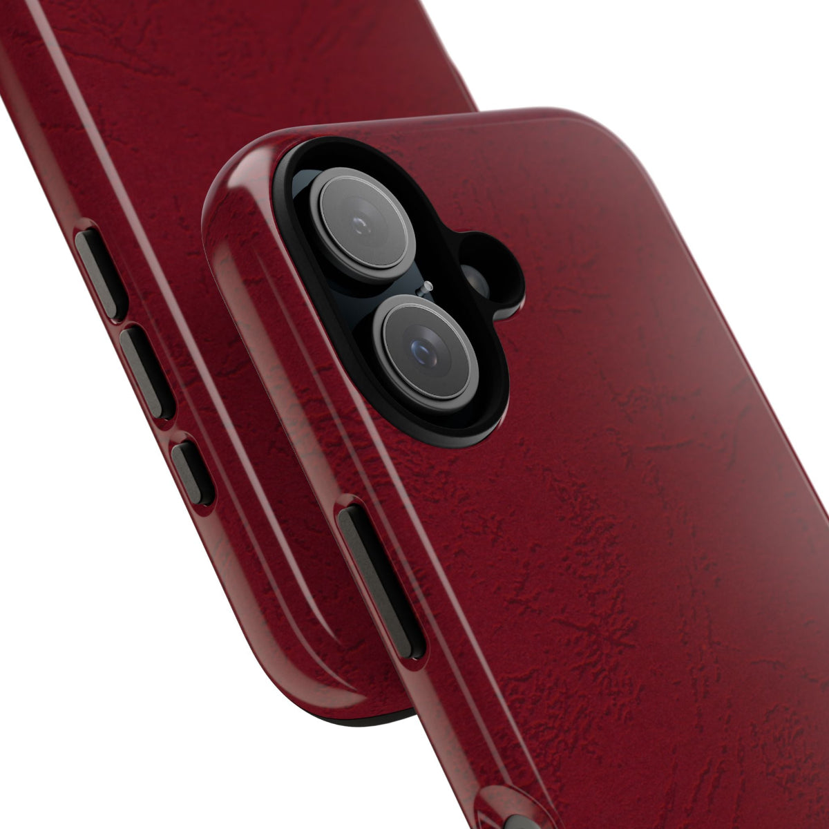 Long Walk Tough Phone Case - Stylish Red Armor for Ultimate Protection