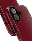 Long Walk Tough Phone Case - Stylish Red Armor for Ultimate Protection