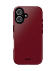 Long Walk Tough Phone Case - Stylish Red Armor for Ultimate Protection