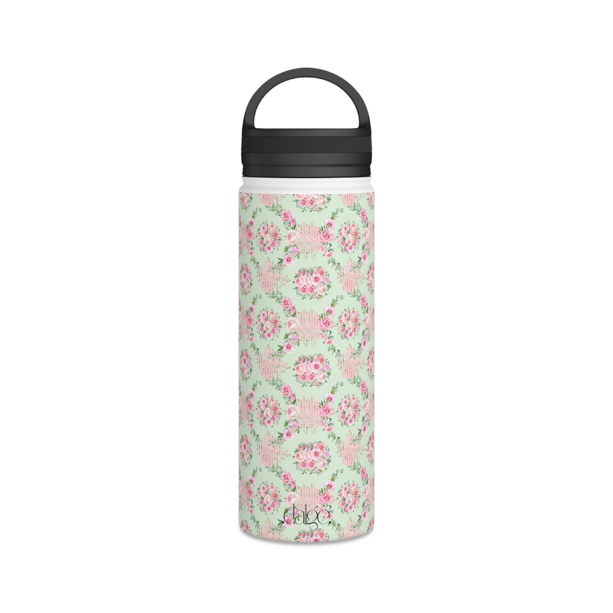 Shabby Chic Moments Stainless Steel Water Bottle, featuring shabby Chic design