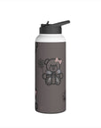 Oh Teddy Stainless Steel Water Bottle featuring cute teddy designs 