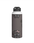 Oh Teddy Stainless Steel Water Bottle featuring cute teddy designs 