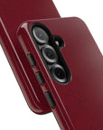 Long Walk Tough Phone Case - Stylish Red Armor for Ultimate Protection