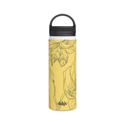 Layla Stainless Steel Water Bottle With Handle Lid