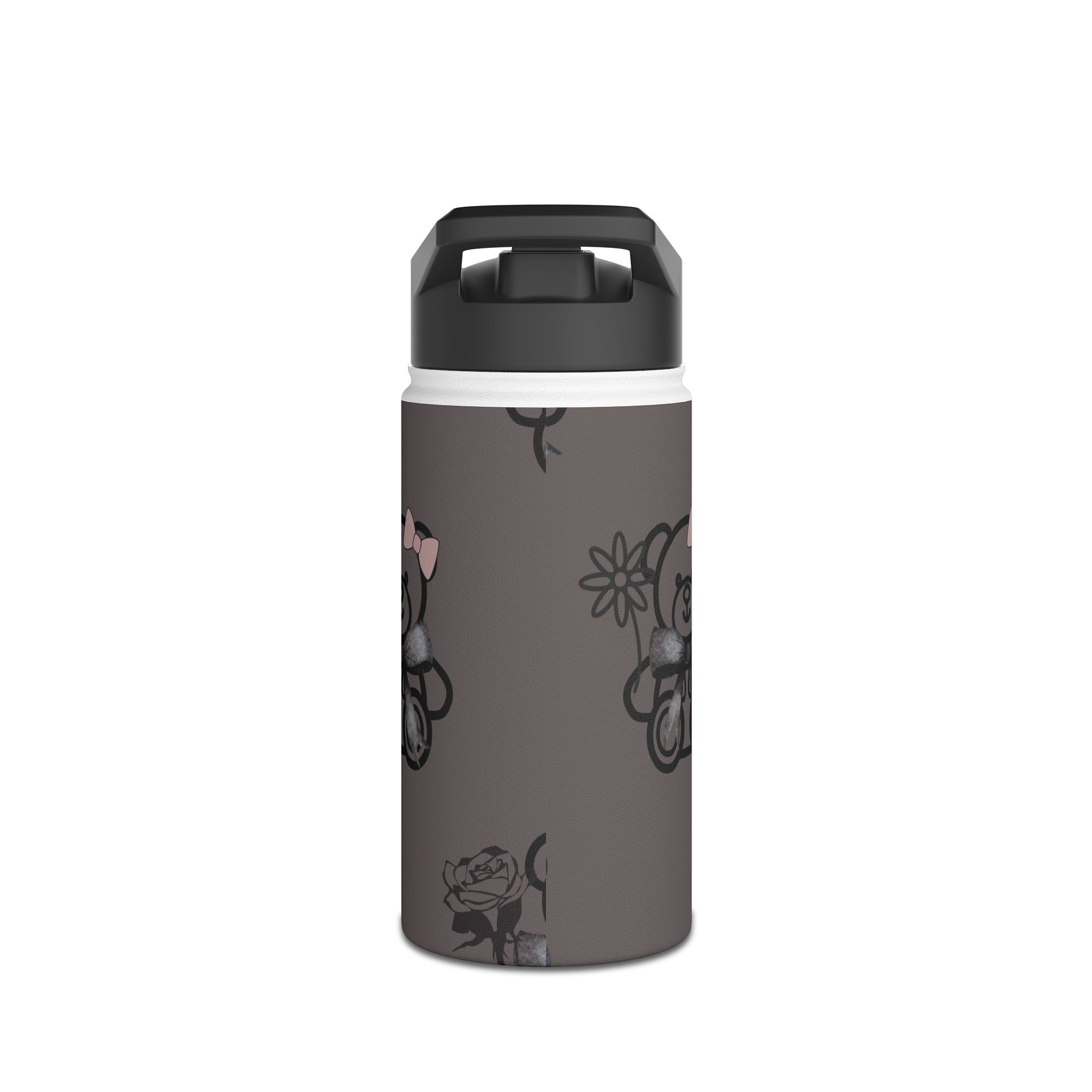 Oh Teddy Stainless Steel Water Bottle featuring cute teddy designs 