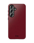 Long Walk Tough Phone Case - Stylish Red Armor for Ultimate Protection
