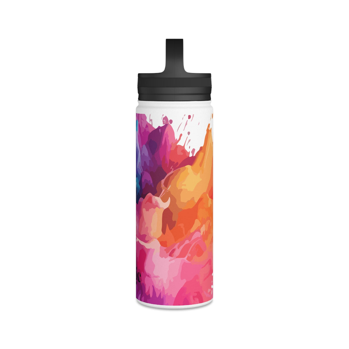 Spring's Palette Stainless Steel Water Bottle - Leakproof with Handle Lid