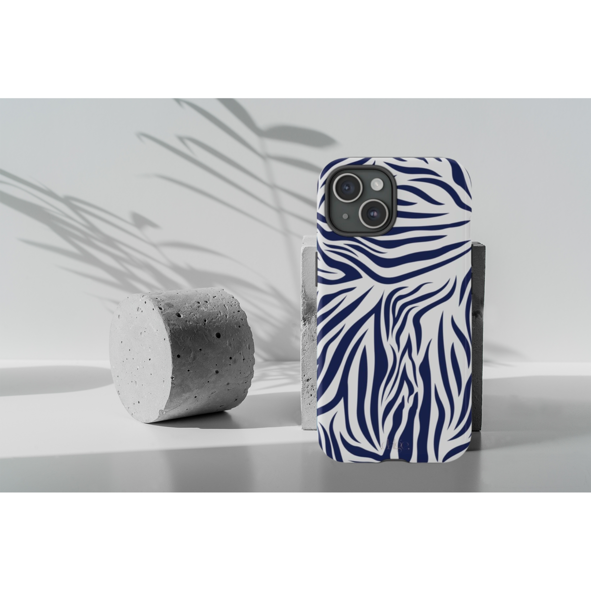 Midnight Blue Animal Print phone case Int.