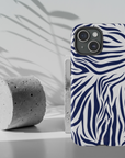 Midnight Blue Animal Print phone case Int.