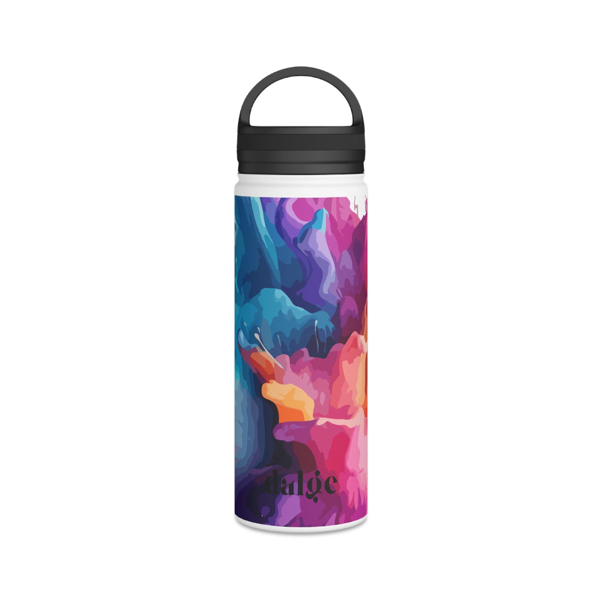 Spring's Palette Stainless Steel Water Bottle - Leakproof with Handle Lid