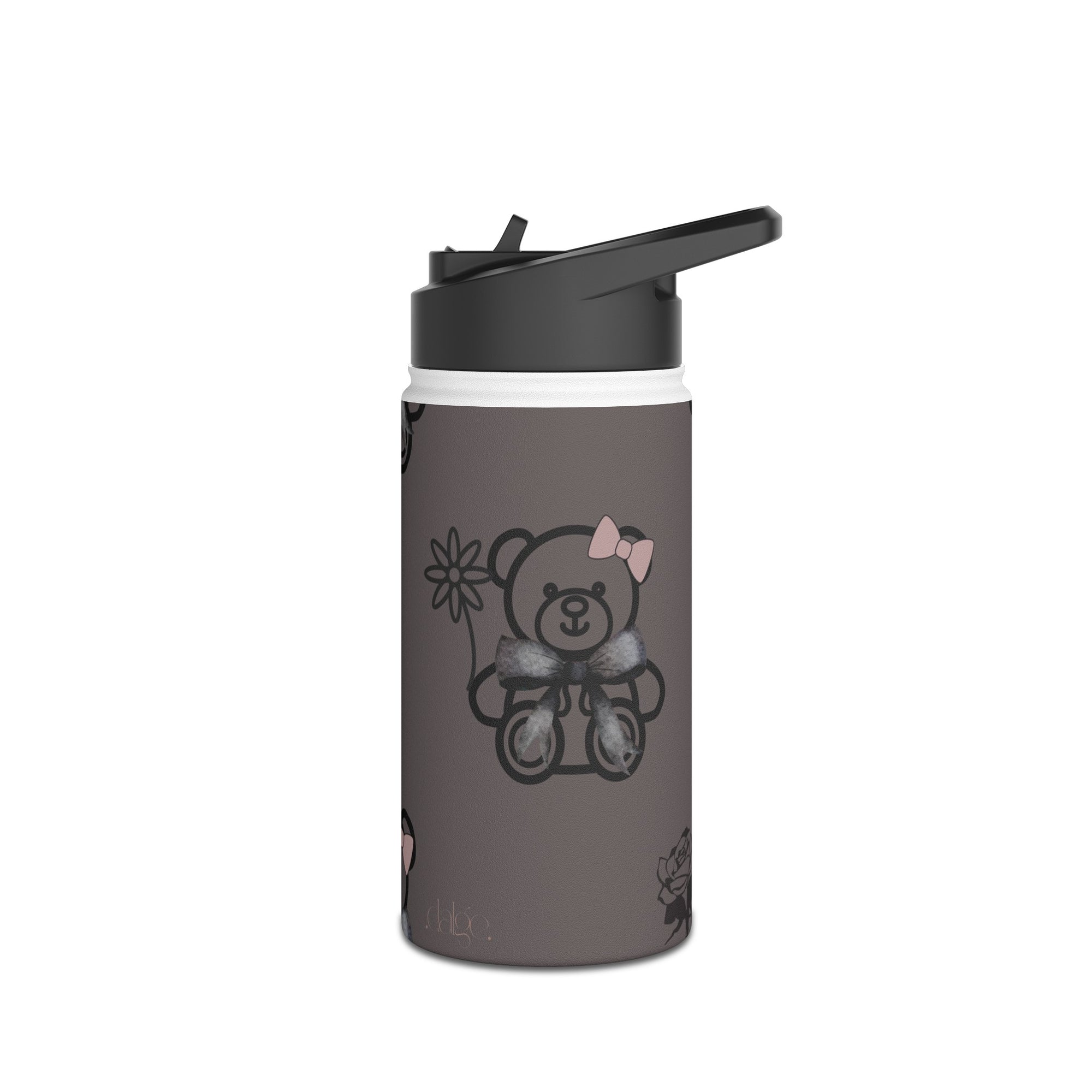 Oh Teddy Stainless Steel Water Bottle featuring cute teddy designs 