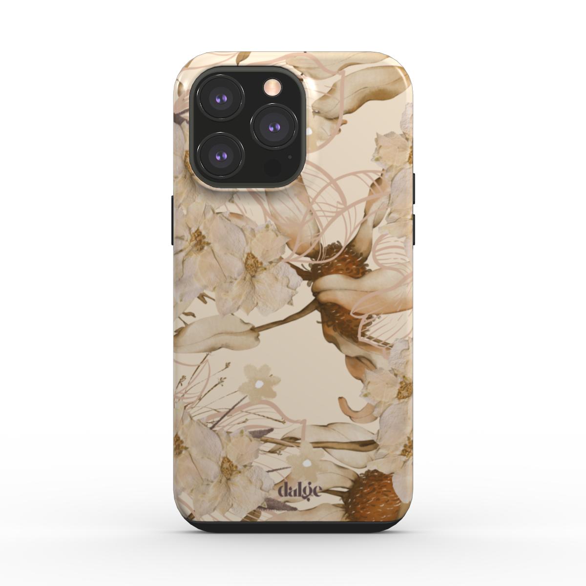 Glossy Fall Color Floral Tough Phone Case from Autumn Allure Collection