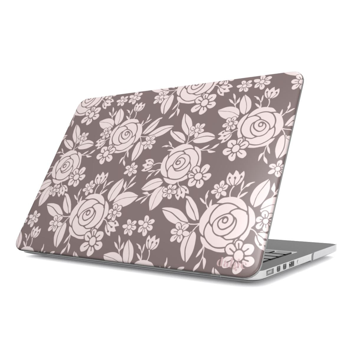 Need You More Laptop Case featuring pastel floral design protecting the MacBook all around in an artistic way.