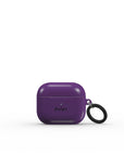 Purple Palette Earbuds Case with solid purple glossy finish giving and artistic protection to AirPods.