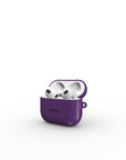 Purple Palette Earbuds Case with solid purple glossy finish giving and artistic protection to AirPods.