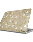 Floral Bliss Laptop Case featuring small floral design on beige background from Spring Edition collection