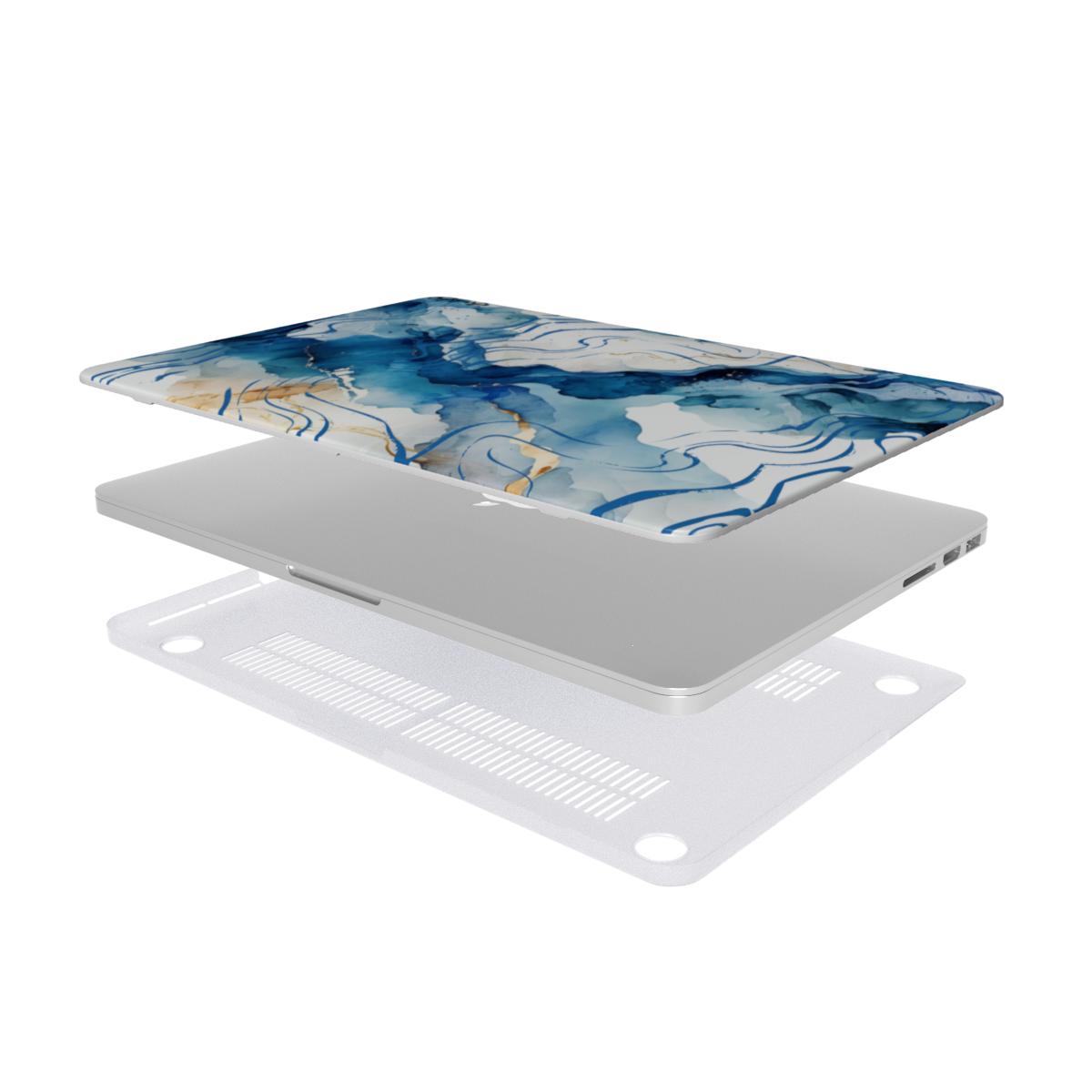 Marble Essence Laptop Case | Artistic Full Coverage