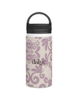 Gigi Stainless Steel Water Bottle With Handle Lid