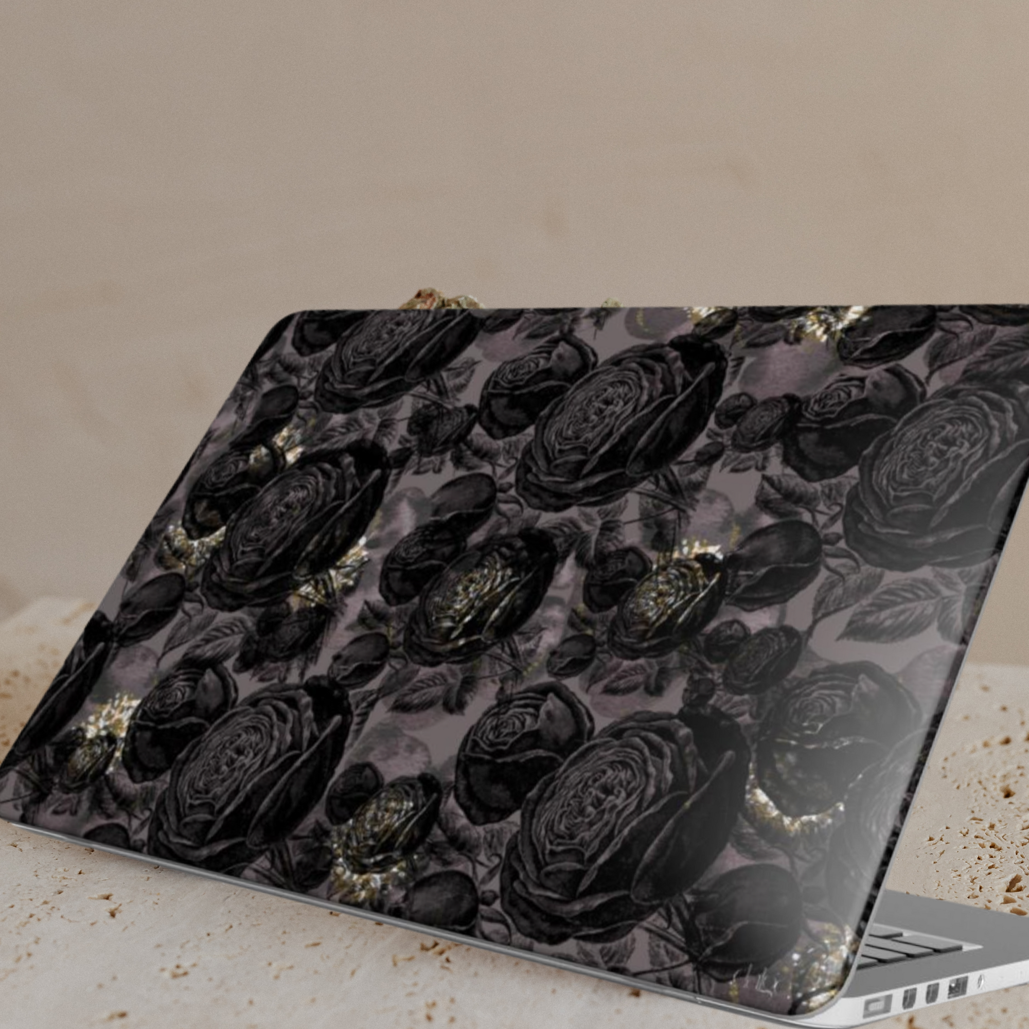 Dark Academia Floral Laptop Case Int.