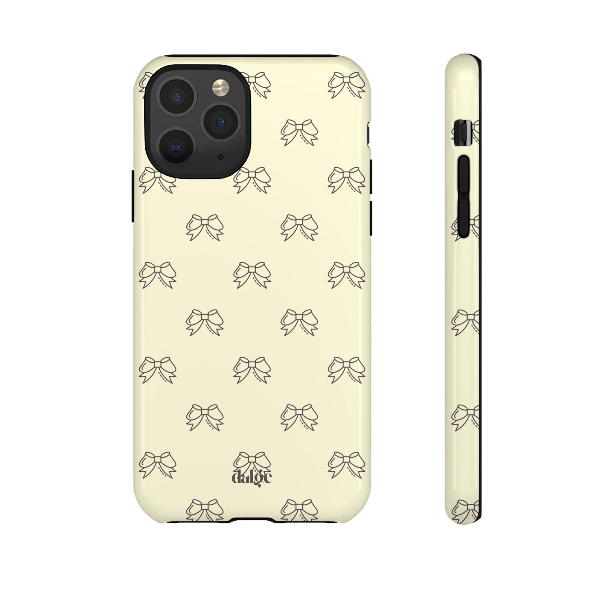 Bow Tart Tough phone Case | Durable Artistry