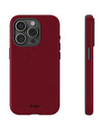 Long Walk Tough Phone Case - Stylish Red Armor for Ultimate Protection