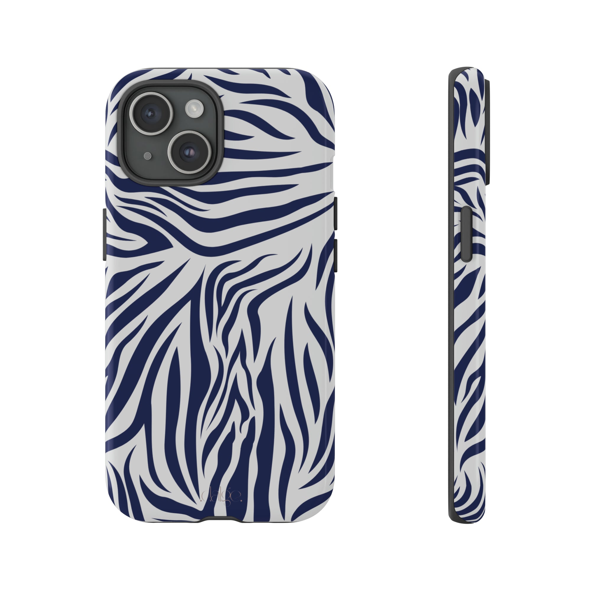 Midnight Blue Animal Print phone case Int.