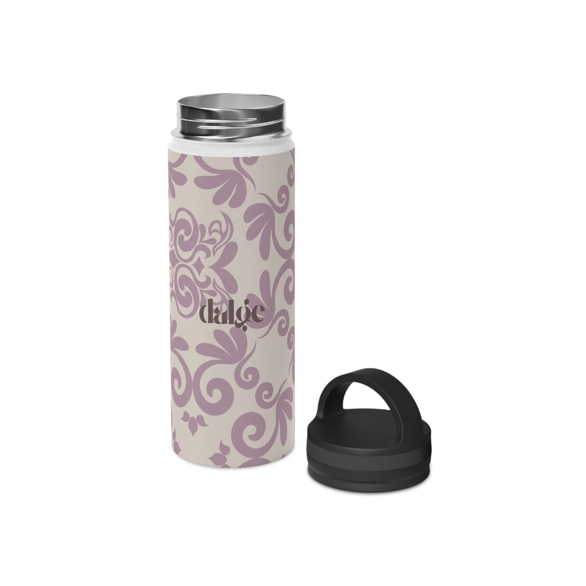 Gigi Stainless Steel Water Bottle With Handle Lid