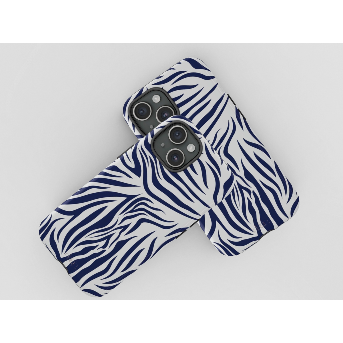 Midnight Blue Animal Print phone case Int.