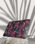 Dark Floral Purple Bow Laptop Case Int.