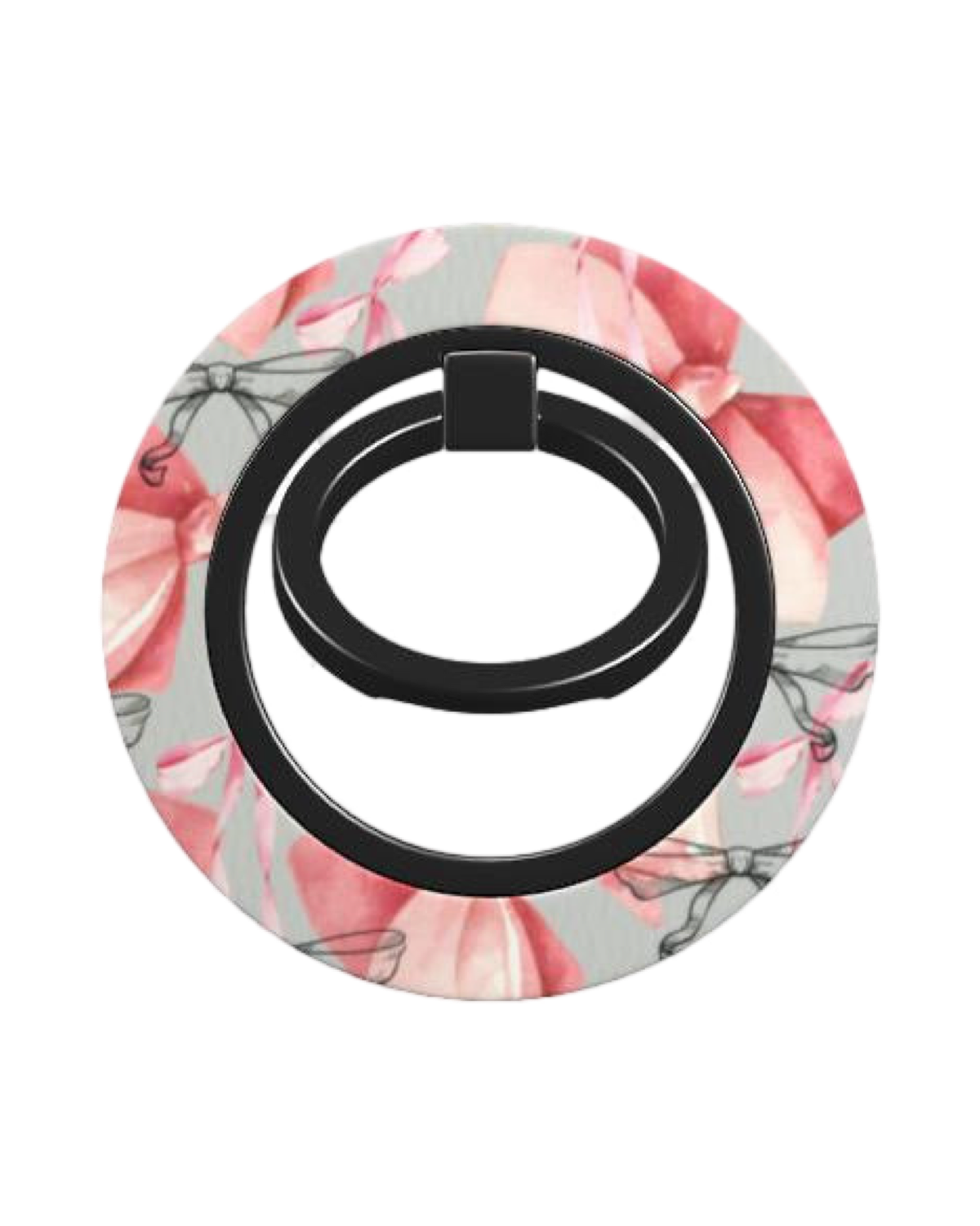 Dreamy Pink Bows Phone Ring Holder | Stylish Grip & Stand