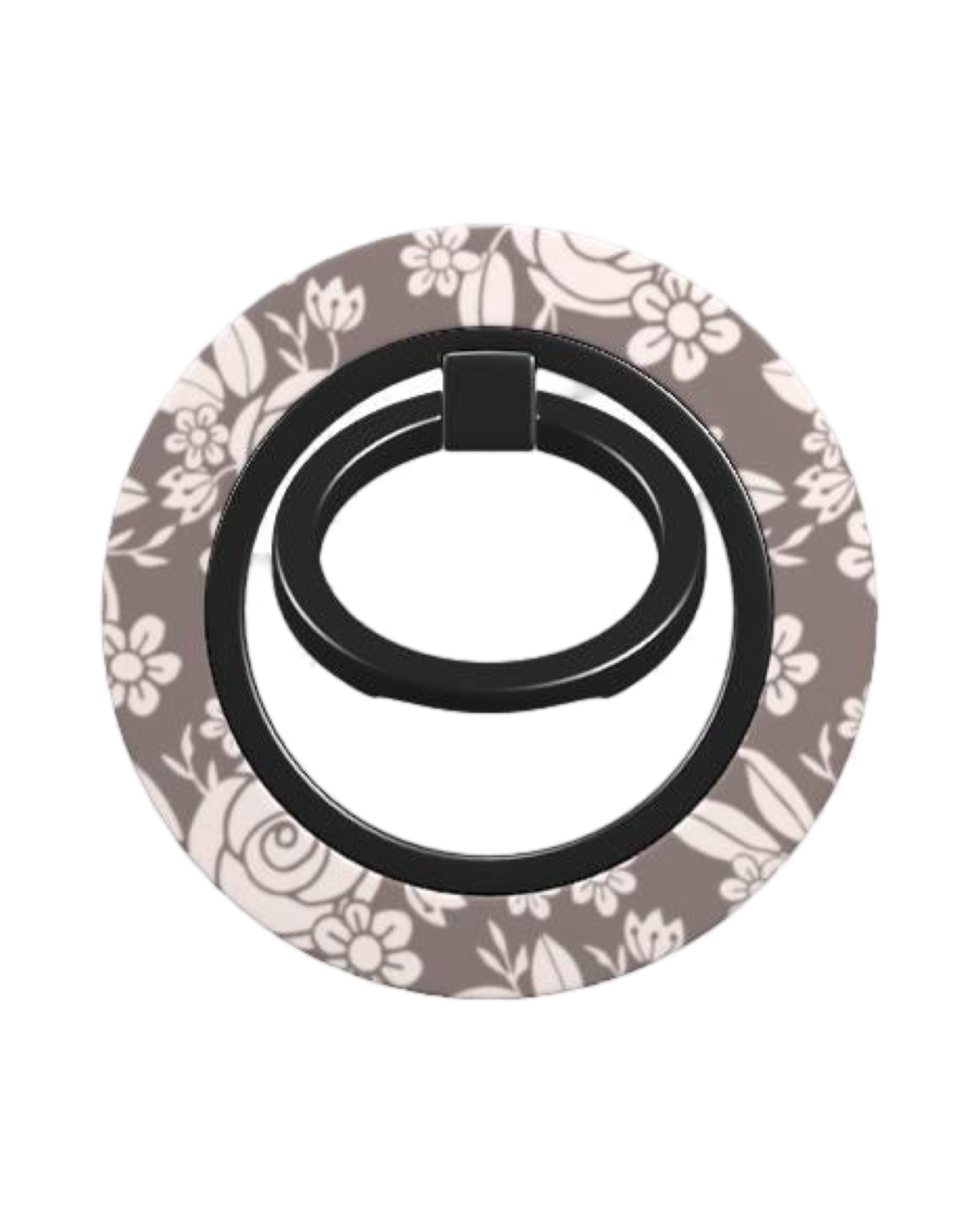 Need You More Phone  Ring Holder featuring pastel floral design for a stylish artistic grip.