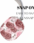 My Anniversary Max Cases featuring burgundy and pink floral designs on white background in glossy or matte finish