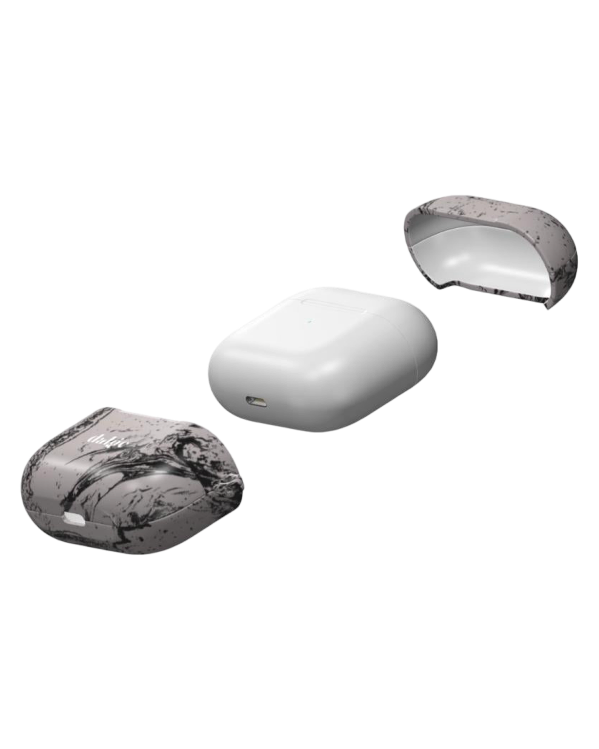 Marble Cake Earbuds Case Int.
