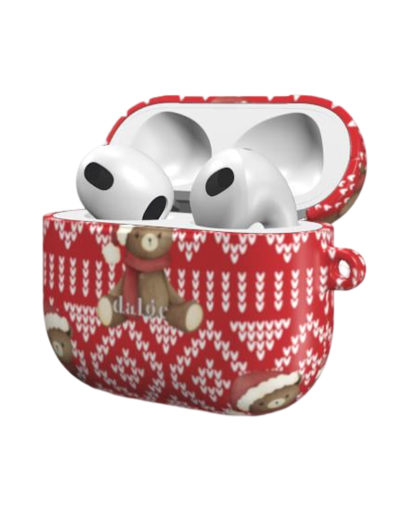 My Ugly Sweater Earbuds Case featuring christmasy glossy design on AirPods Cases