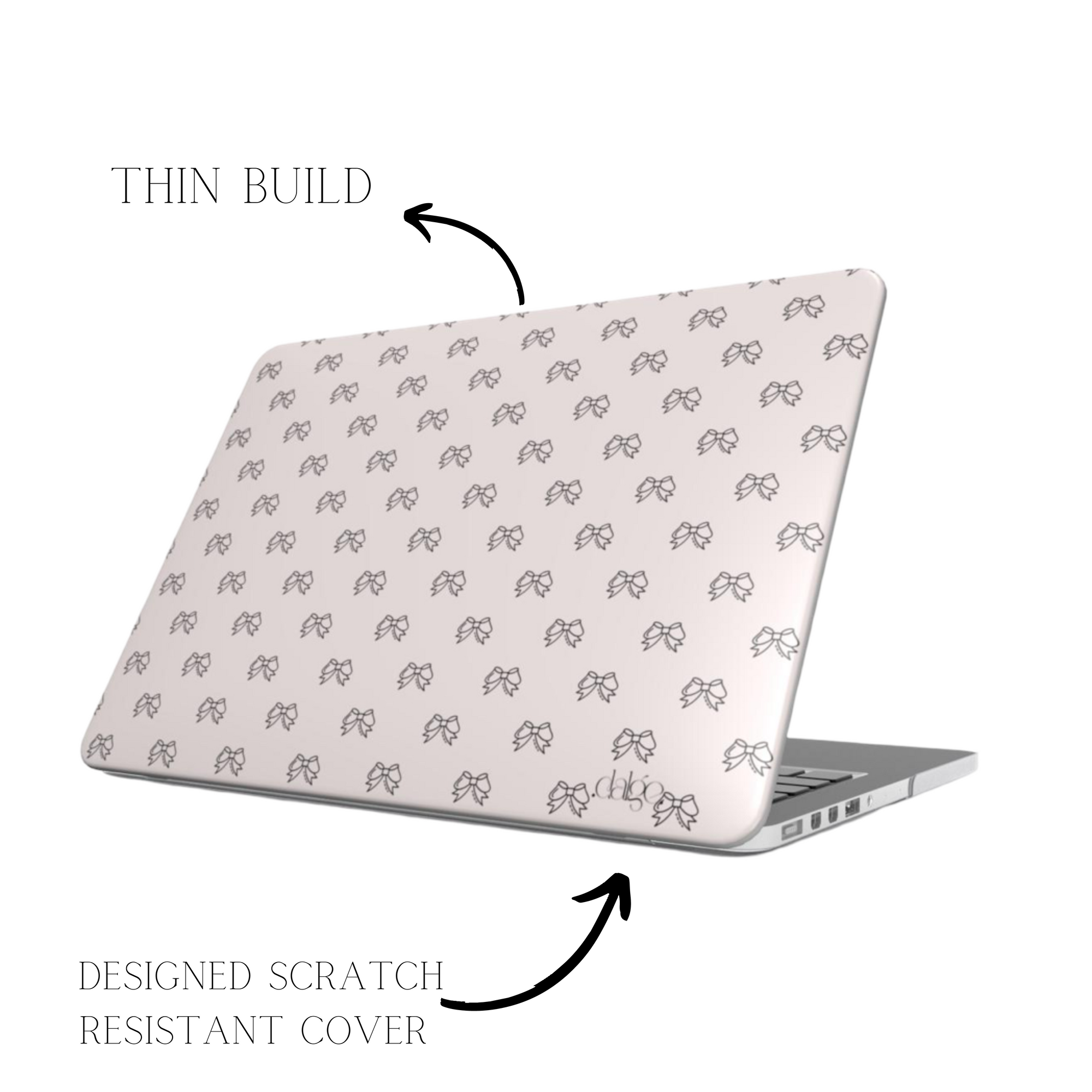 Pretty Bows Laptop Case Int.