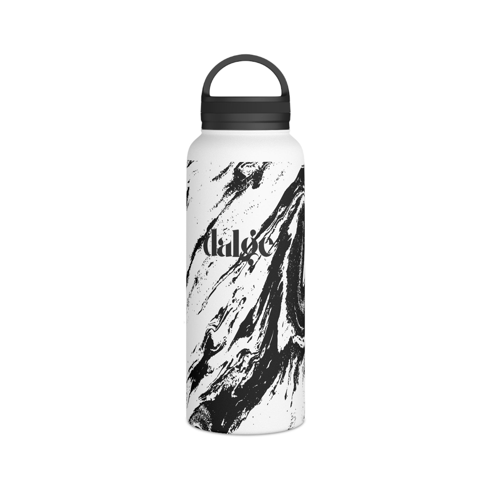 Abstract Splash Stainless Steel Water Bottle