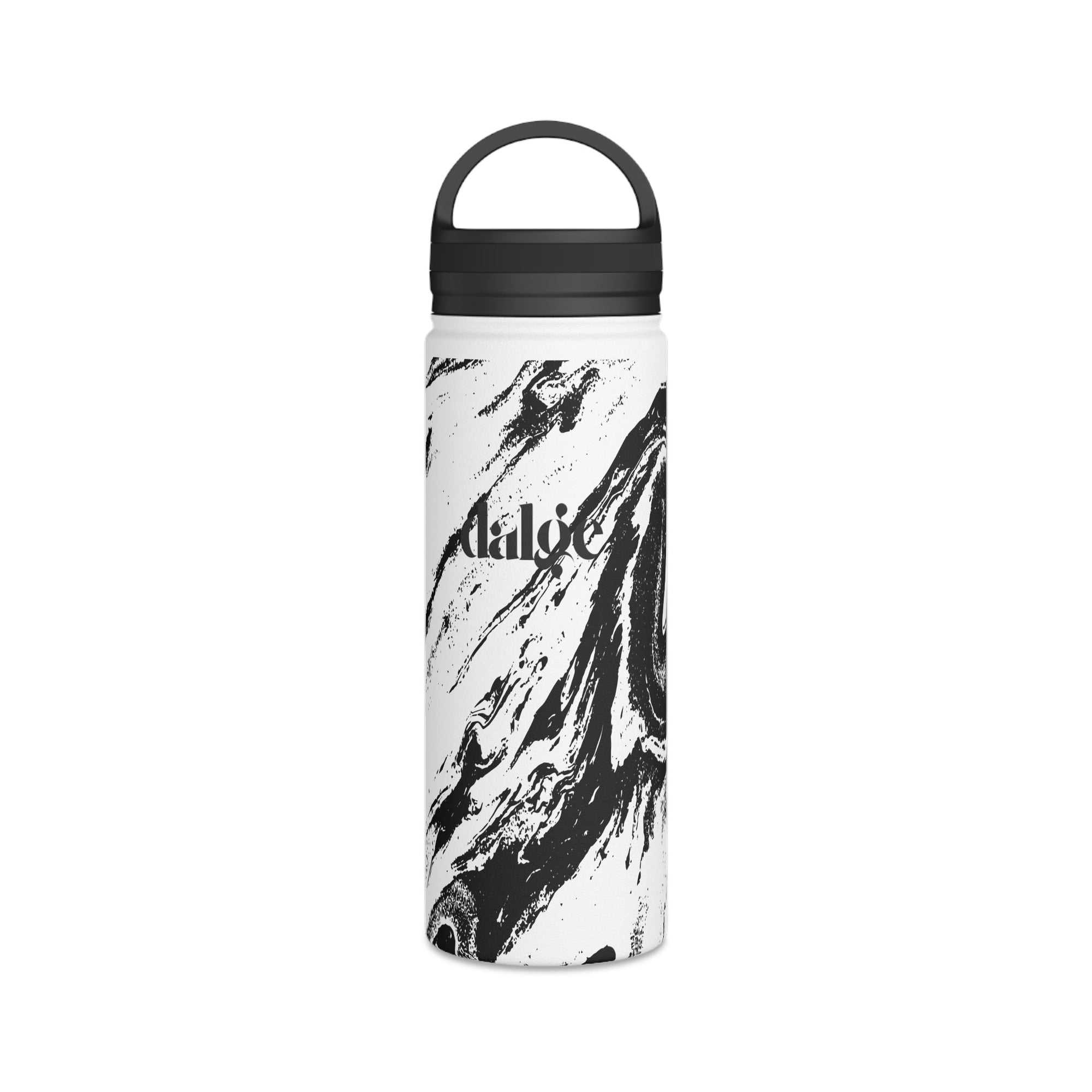 Abstract Splash Stainless Steel Water Bottle